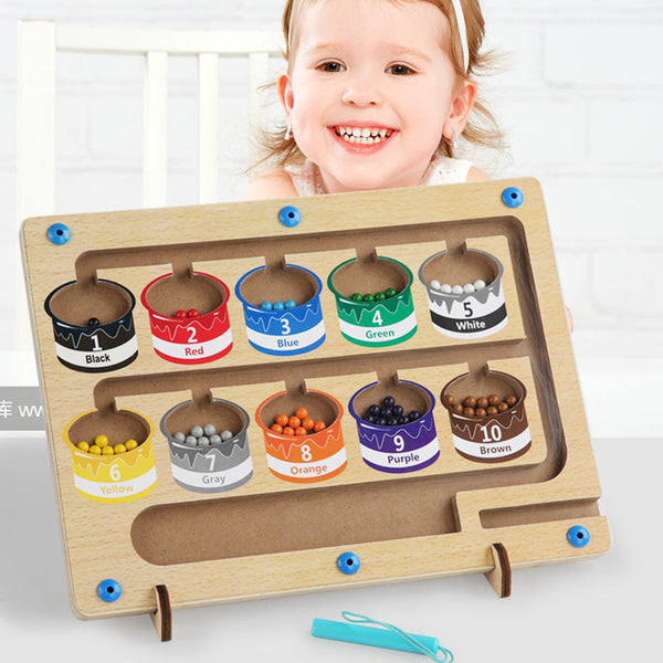 Wooden Color Magnetic Counting Chamber | Magnetic Color Chamber